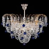 Люстра Агата Венеция №4 шар синяя в Симферополе