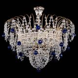 Люстра Агата Венеция №4 шар синяя в Симферополе