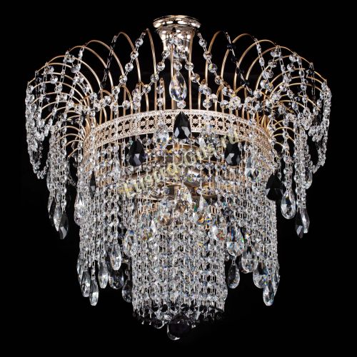 Люстра Агата Венеция №4 черная в Симферополе Гусь Хрустальный