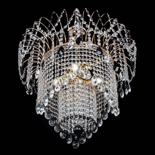 Люстра Агата Венеция №4 черная в Симферополе Гусь Хрустальный