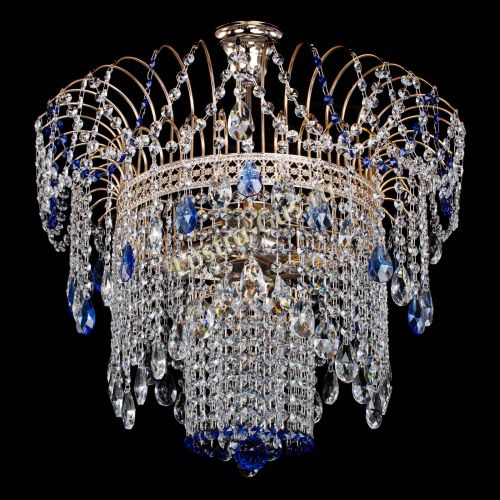 Люстра Агата Венеция №4 синяя в Симферополе Гусь Хрустальный