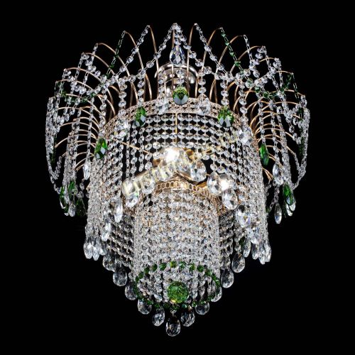 Люстра Агата Венеция №4 зеленая в Симферополе Гусь Хрустальный