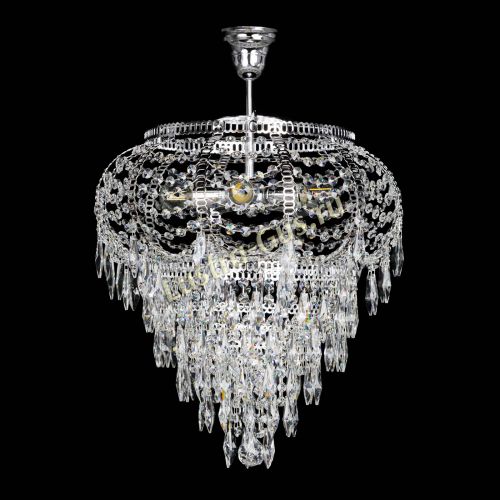 Люстра Альфа №5 с подвесом в Симферополе Гусь Хрустальный