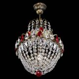 Люстра Астра №1 с подвесом под бронзу Красная в Симферополе