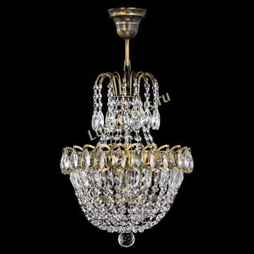 Люстра Астра №1 с подвесом под бронзу в Симферополе Гусь Хрустальный