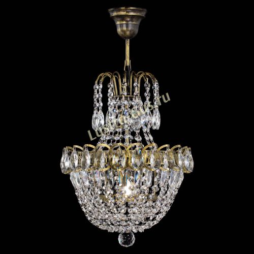 Люстра Астра №1 с подвесом под бронзу в Симферополе Гусь Хрустальный