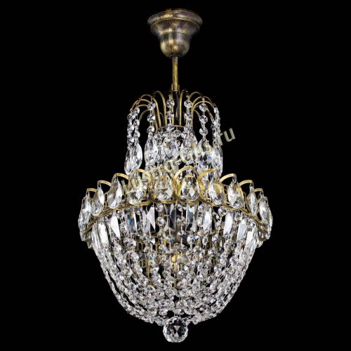 Люстра Астра №1 с подвесом под бронзу в Симферополе Гусь Хрустальный