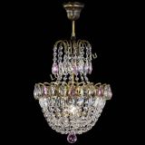 Люстра Астра №1 с подвесом под бронзу Розовая в Симферополе