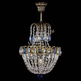 Люстра Астра №1 с подвесом под бронзу Синяя в Симферополе