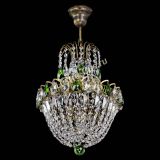 Люстра Астра №1 с подвесом под бронзу Зеленая в Симферополе