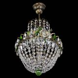 Люстра Астра №1 с подвесом под бронзу Зеленая в Симферополе