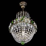 Люстра Астра №1 с подвесом под бронзу Зеленая в Симферополе