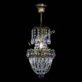 Люстра Астра №1 узкая фиолетовая под бронзу в Симферополе