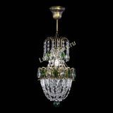 Люстра Астра №1 узкая зеленая под бронзу в Симферополе