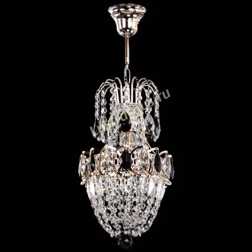 Люстра Астра №1 узкая черная в Симферополе Гусь Хрустальный