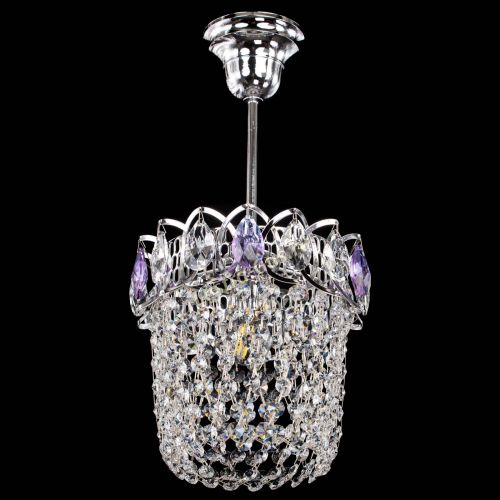 Люстра Астра ажур №1 фиолетовая в Симферополе Гусь Хрустальный