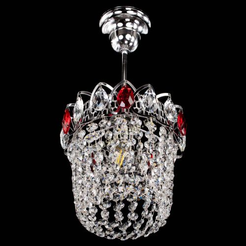 Люстра Астра ажур №1 красная в Симферополе Гусь Хрустальный