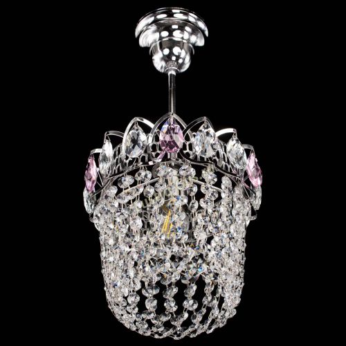 Люстра Астра ажур №1 розовая в Симферополе Гусь Хрустальный