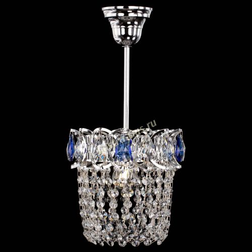 Люстра Астра ажур №1 синяя в Симферополе Гусь Хрустальный