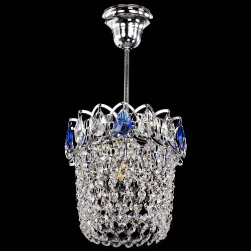 Люстра Астра ажур №1 синяя в Симферополе Гусь Хрустальный