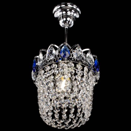 Люстра Астра ажур №1 синяя в Симферополе Гусь Хрустальный