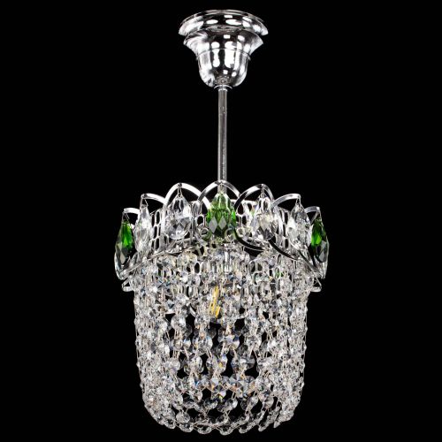 Люстра Астра ажур №1 зеленая в Симферополе Гусь Хрустальный