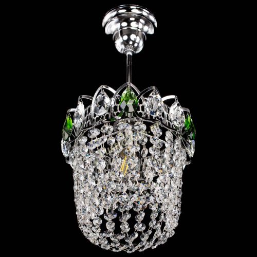 Люстра Астра ажур №1 зеленая в Симферополе Гусь Хрустальный