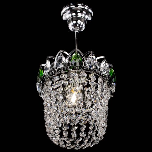 Люстра Астра ажур №1 зеленая в Симферополе Гусь Хрустальный