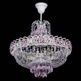 Люстра Астра Белая с подвесом розовая в Симферополе