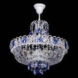 Люстра Астра Белая с подвесом синяя в Симферополе