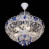 Люстра Астра Белая с подвесом синяя в Симферополе