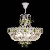 Люстра Астра Белая с подвесом зеленая в Симферополе