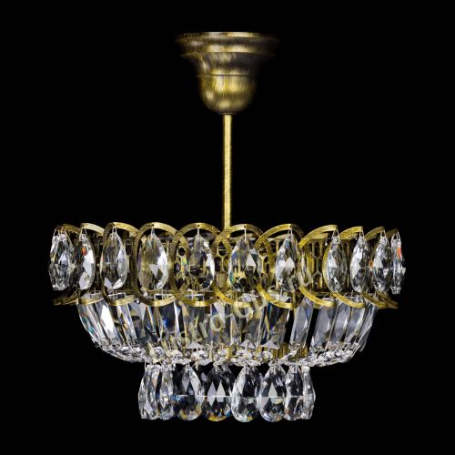 Люстра Астра Бутон №1 с подвесом под бронзу в Симферополе Гусь Хрустальный