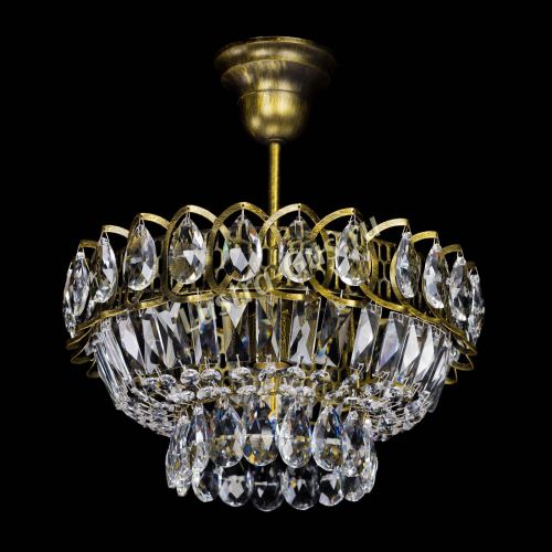 Люстра Астра Бутон №1 с подвесом под бронзу в Симферополе Гусь Хрустальный