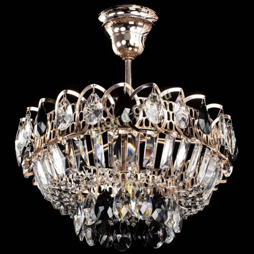 Люстра Астра Бутон №1 с подвесом Черная в Симферополе Гусь Хрустальный