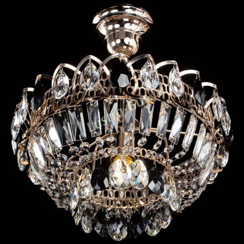 Люстра Астра Бутон №1 с подвесом Черная в Симферополе Гусь Хрустальный