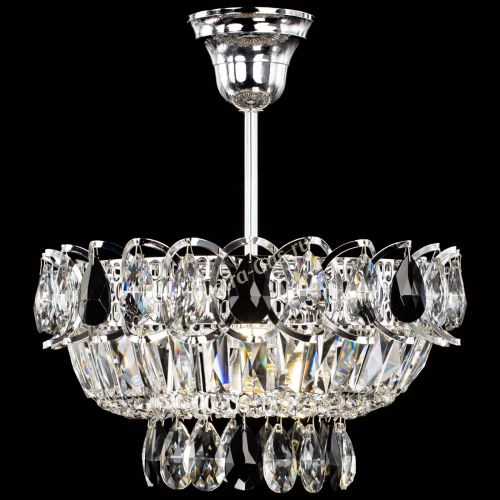 Люстра Астра Бутон №1 с подвесом Черная в Симферополе Гусь Хрустальный