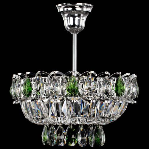 Люстра Астра Бутон №1 с подвесом Зеленая в Симферополе Гусь Хрустальный