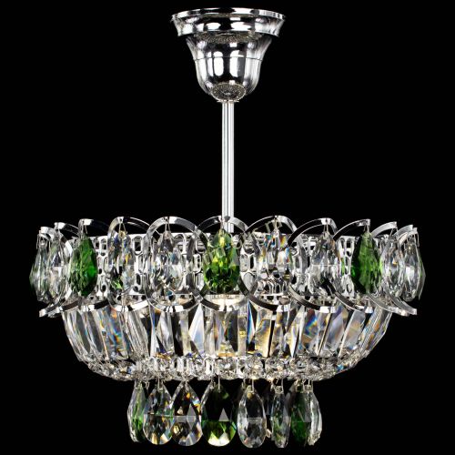 Люстра Астра Бутон №1 с подвесом Зеленая в Симферополе Гусь Хрустальный