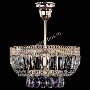 Люстра хрустальная Астра Флоренция №1 мини фиолетовая