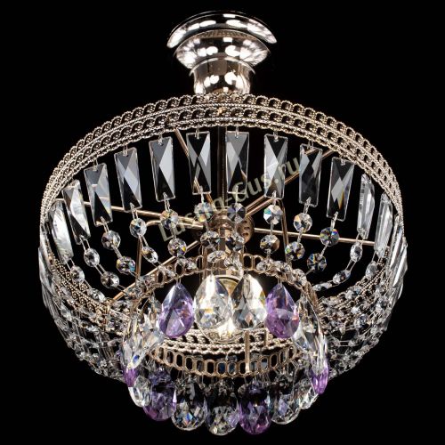 Люстра Астра Флоренция №1 мини фиолетовая в Симферополе Гусь Хрустальный