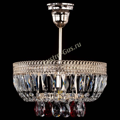 Люстра Астра Флоренция №1 мини красная в Симферополе Гусь Хрустальный