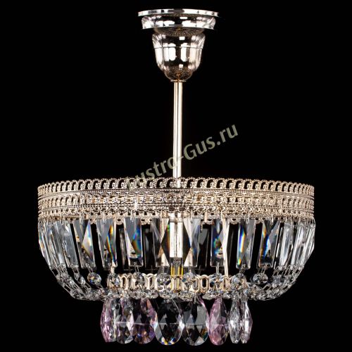 Люстра Астра Флоренция №1 мини розовая в Симферополе Гусь Хрустальный