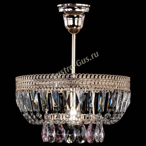 Люстра Астра Флоренция №1 мини розовая в Симферополе Гусь Хрустальный