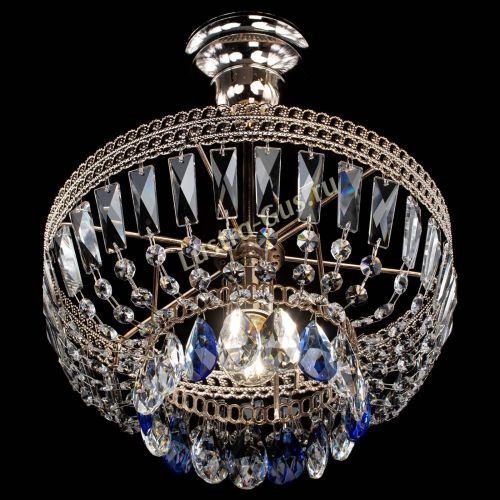 Люстра Астра Флоренция №1 мини синяя в Симферополе Гусь Хрустальный