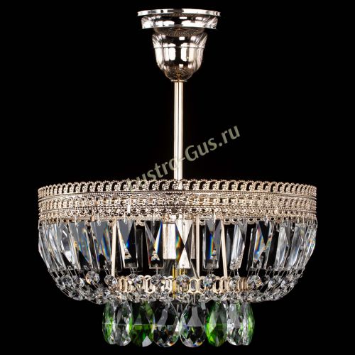 Люстра Астра Флоренция №1 мини зеленая в Симферополе Гусь Хрустальный