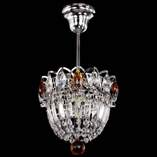 Люстра Астра Купол №1 с подвесом Чайная в Симферополе Гусь Хрустальный