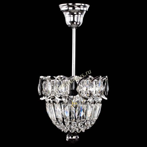 Люстра Астра Купол №1 с подвесом Черная в Симферополе Гусь Хрустальный