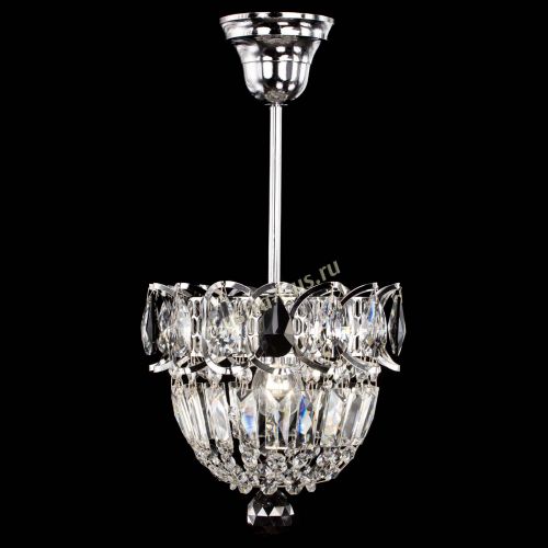 Люстра Астра Купол №1 с подвесом Черная в Симферополе Гусь Хрустальный