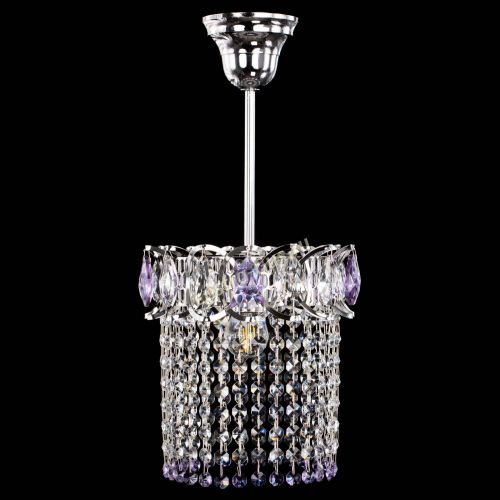 Люстра Астра оптикон №1 фиолетовая в Симферополе Гусь Хрустальный